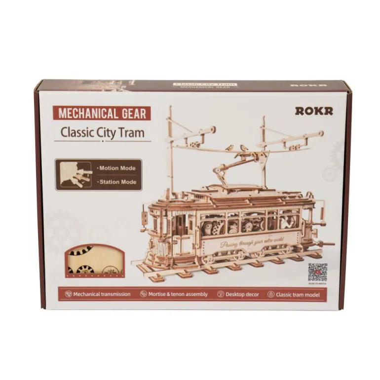 Robotime Tranvía Clásico Maqueta de Madera