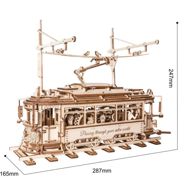 Robotime Tranvía Clásico Maqueta de Madera