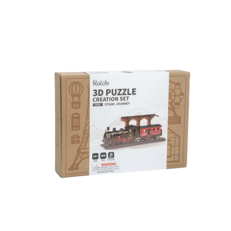 Rolife Steam Journey Rompecabezas 3D de Madera