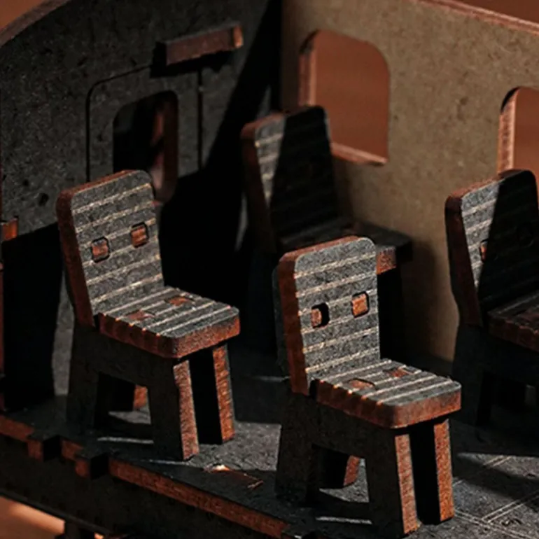 Rolife Steam Journey Rompecabezas 3D de Madera