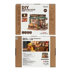 Rolife Tipsy Restaurant Maqueta de Madera