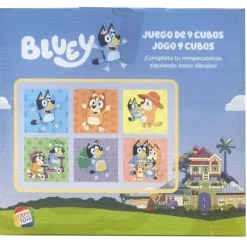 Rompecabezas 9 Cubos Bluey