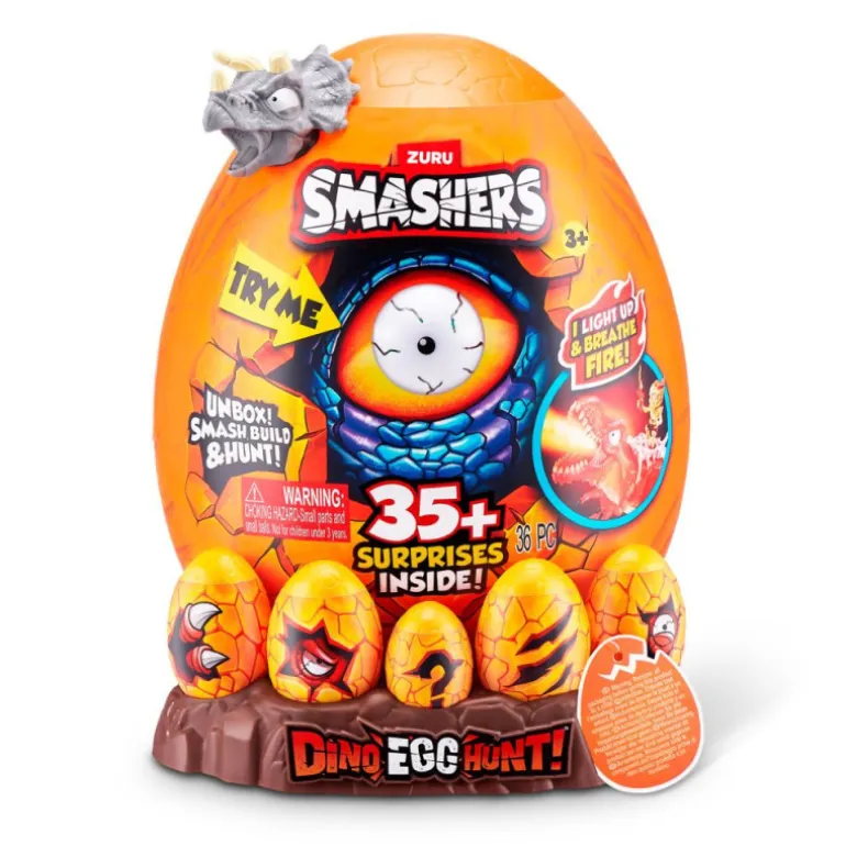 Smasher Dino Egg Hunt Figura Dinosaurio Varios Modelos