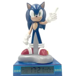 Sonic Lámpara 3D con Despertador y Fecha