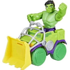 Spidey Set Figura y Camión Demoledor Hulk