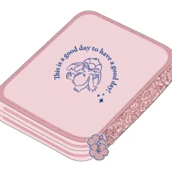 Stitch Estuche de 2 Cremalleras