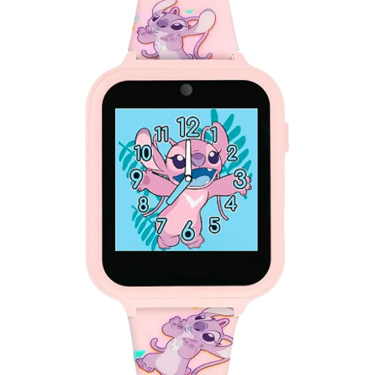 Stitch Reloj Interactivo Angel