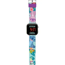 Stitch Reloj Led Tropical