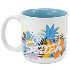 Stitch Taza Cerámica Desayuno Stitch Palms 400 ml