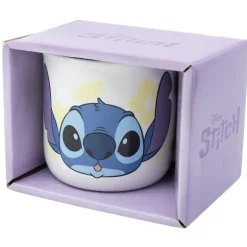 Stitch Taza Cerámica Desayuno Stitch Palms 400 ml