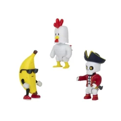Stumble Guys Pack 3 Figuras Acción Varios Modelos