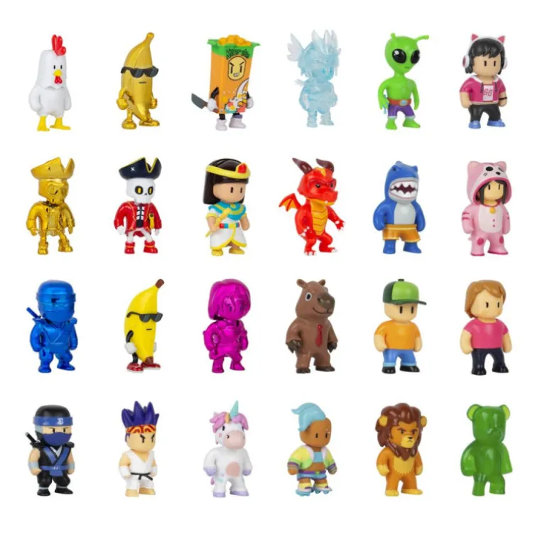 Stumble Guys Pack Gorra con 2 Figuras Sorpresa Varios Modelos