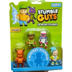 Stumble Guys Serie 2 Mini Figuras 3D 5-Pack