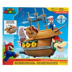 Super Mario Aeronave Deluxe Bowser Playset