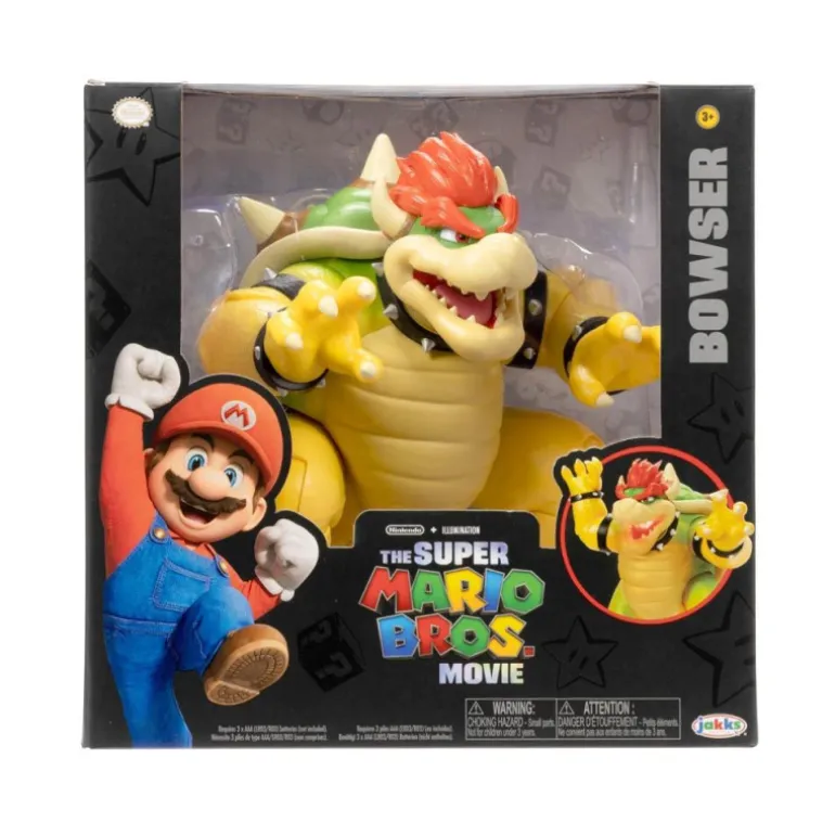 Super Mario La Película Figura Bowser 20 cm