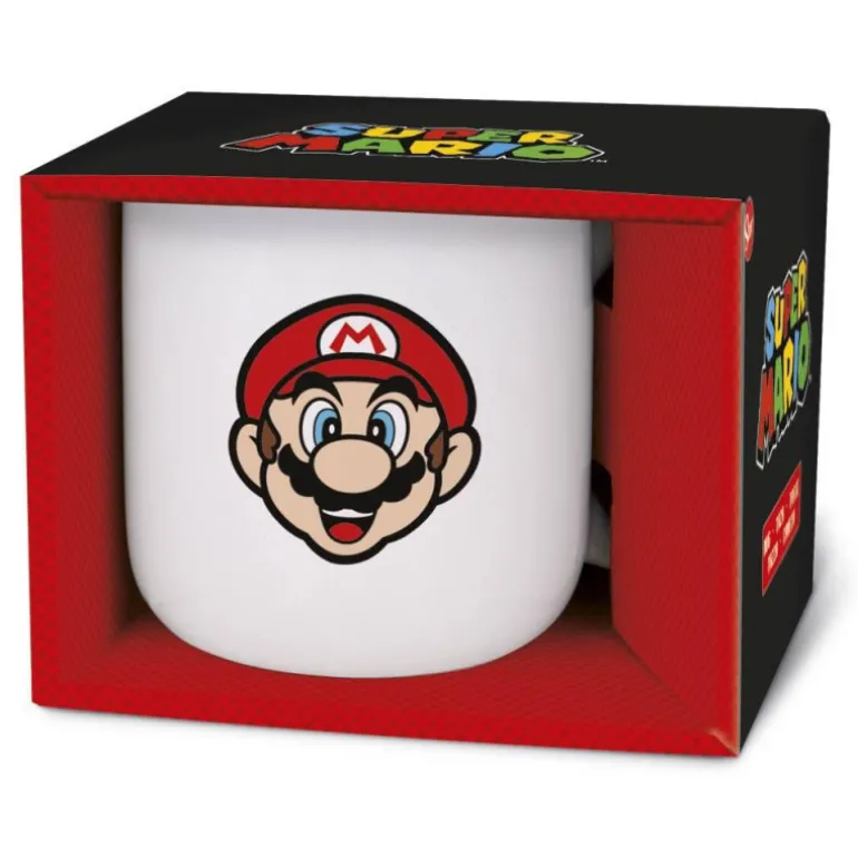 Super Mario Taza Cerámica Desayuno 400 ml