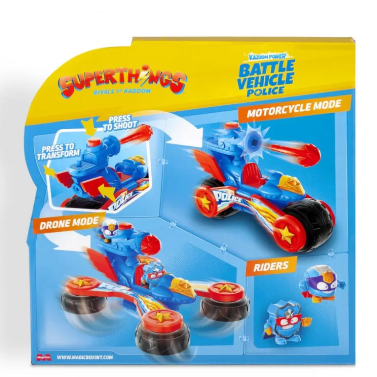 Superthings Kazoom Power Battle Vehicle Police