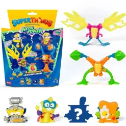 Superthings Neon Power Pack 6 Figuras Varios Modelos