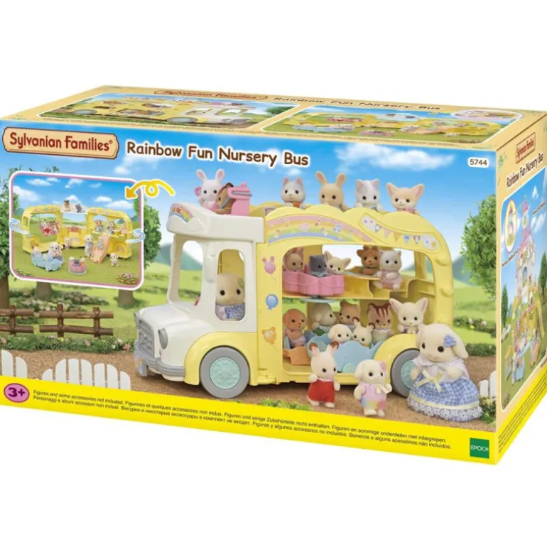 Sylvanian Families Autobús Arcoíris De La Guardería
