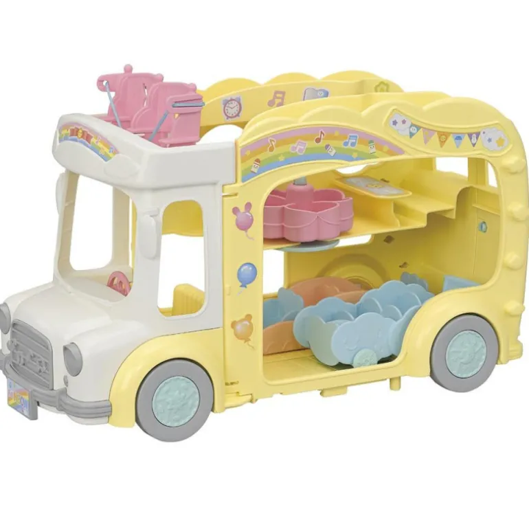 Sylvanian Families Autobús Arcoíris De La Guardería