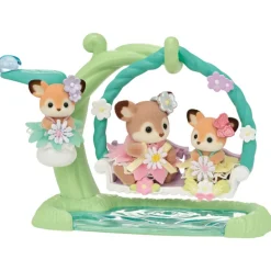 Sylvanian Families Bebé Ciervo Columpio Floral