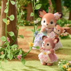 Sylvanian Families Bebé Ciervo Columpio Floral