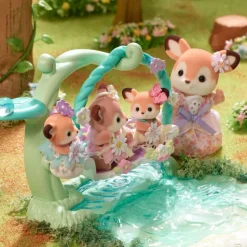 Sylvanian Families Bebé Ciervo Columpio Floral