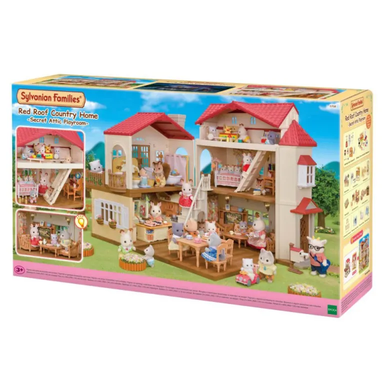 Sylvanian Families Casa Con Luces Ático Secreto