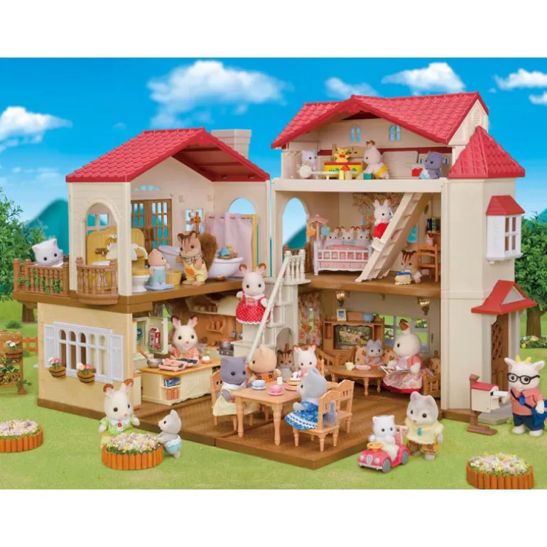 Sylvanian Families Casa Con Luces Ático Secreto