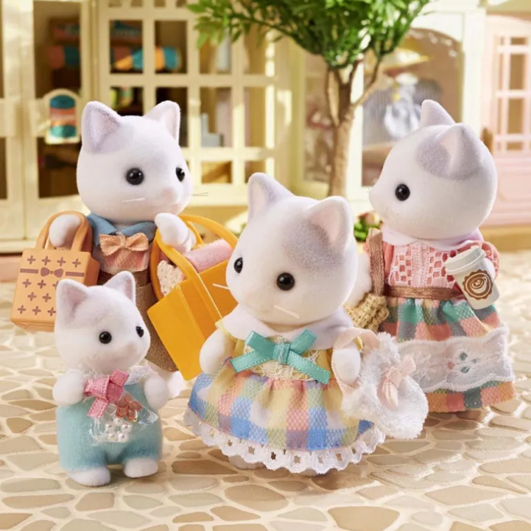 Sylvanian Families Familia Gato Latte