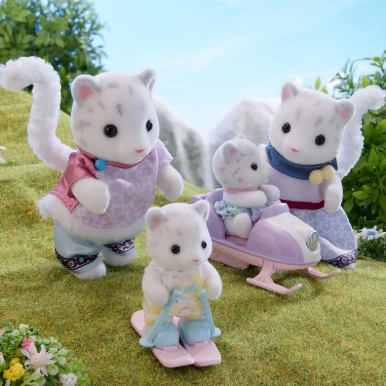 Sylvanian Families Familia Leopardo de las Nieves
