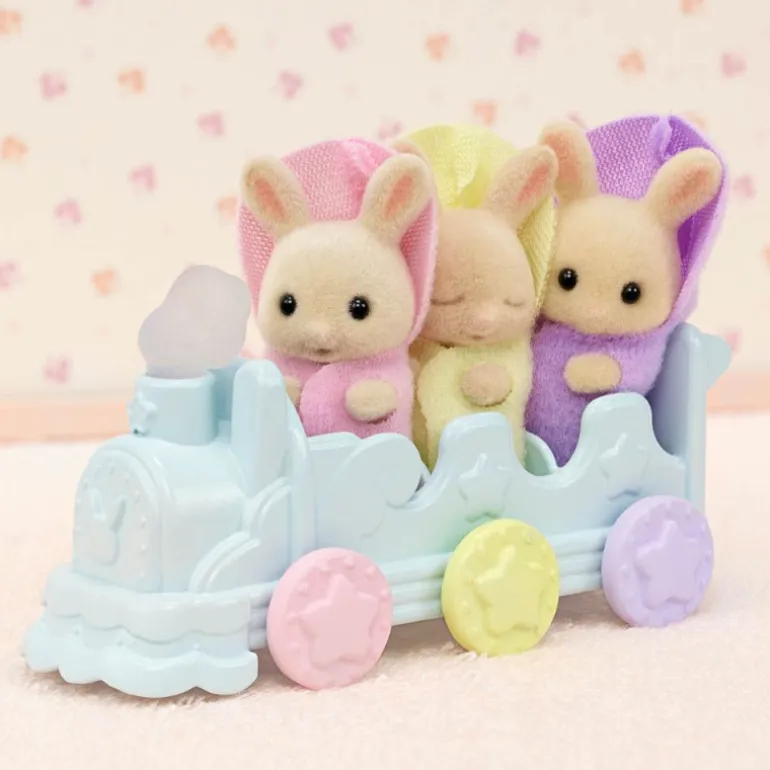 Sylvanian Families La Hora Del Baño De Los Trillizos