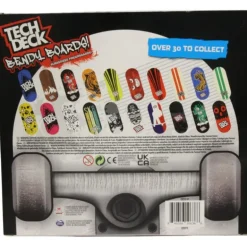 Tech Deck Bendy Boards Pack 10 Rubberized Fingerboards