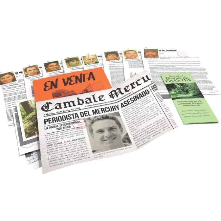 Think Fun Cold Case 1 Caso de Muerte Juego de Mesa