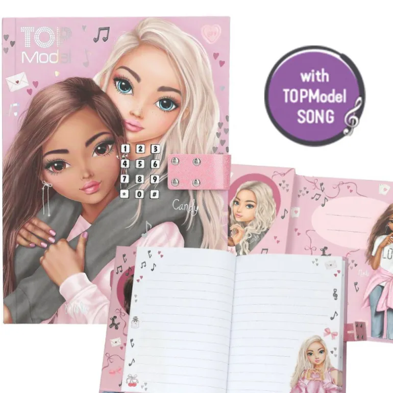 TOPModel Diario con Código Secreto y Sonido My BFF