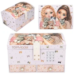 TOPModel Joyero Grande con Código y Sonido Cat Love