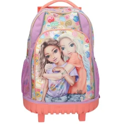 TOPModel Mochila Escolar con Trolley Incorporado
