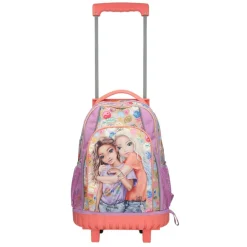 TOPModel Mochila Escolar con Trolley Incorporado