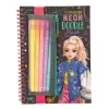 TOPModel Neon Doodle Book Cuaderno para Colorear con Rotuladores de Gel