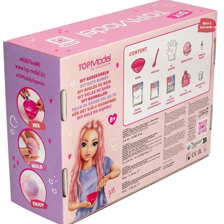 TOPModel Set de Bombas de Baño DIY Beauty