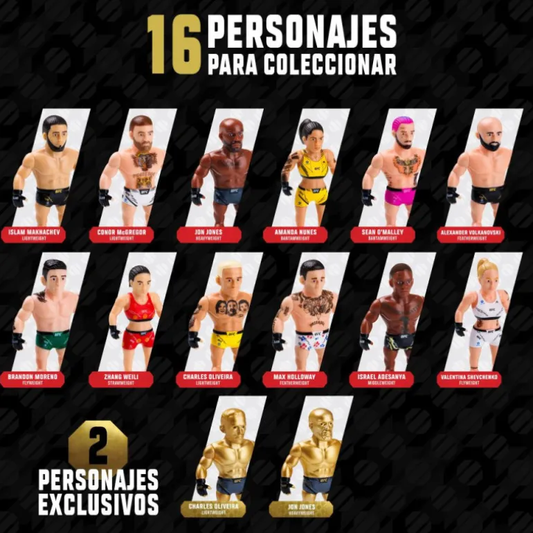 UFC Punching Bag con Figura Articulada Varios Modelos