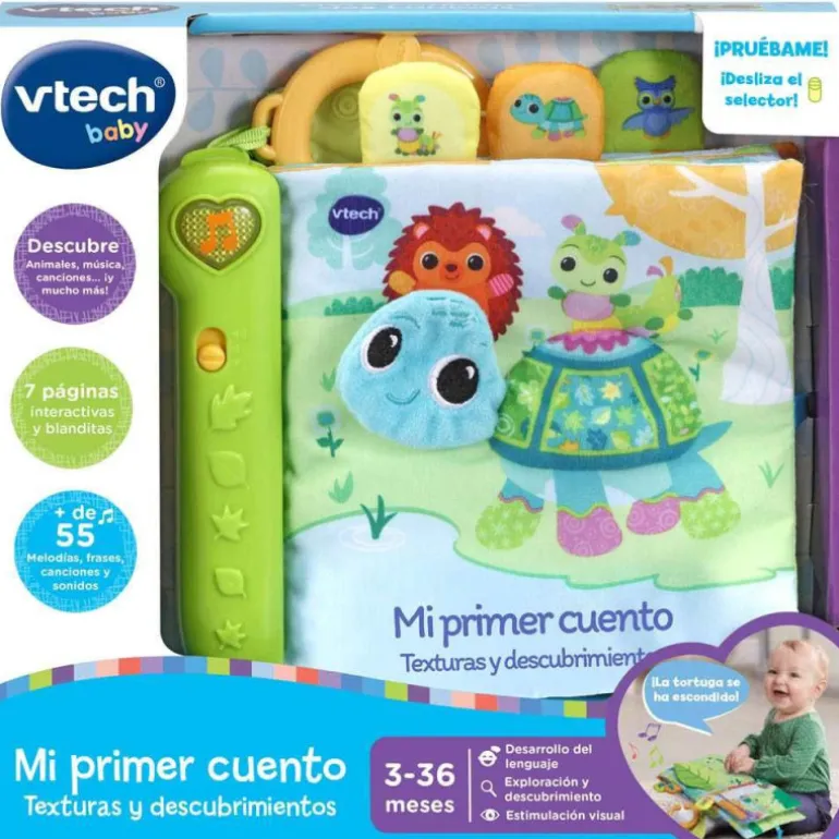 VTech Baby Mi primer Cuento Texturas y Descubrimiento