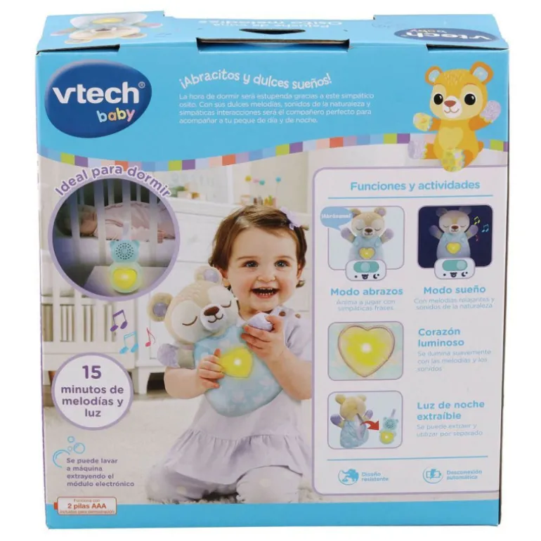 VTech Baby Peluche de Cuna Osito Melodías