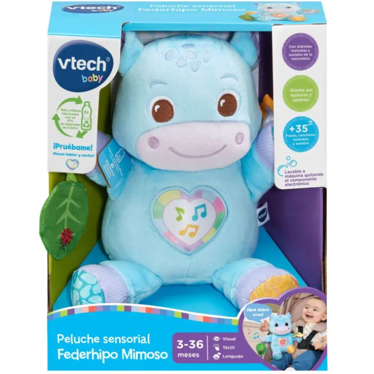 VTech Baby Peluche Sensorial Federhipo Mimoso
