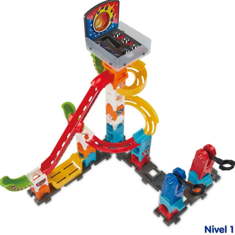 VTech Marble Rush Canasta de Basket Circuito de Canicas Interactivo