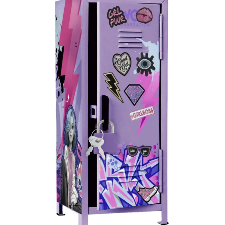 Wow Generation Taquilla Metálica con Imanes y Stickers