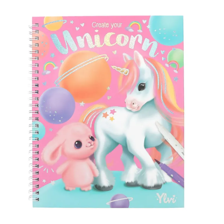 Ylvi Libro de Colorear con Rotuladores de Punta Doble